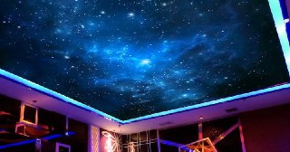 Натяжной потолок звездное небо Артем, цена от 5262 руб.